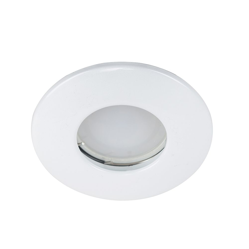 4 x MiniSun IP65 Fire Rated Bathroom Downlights in White