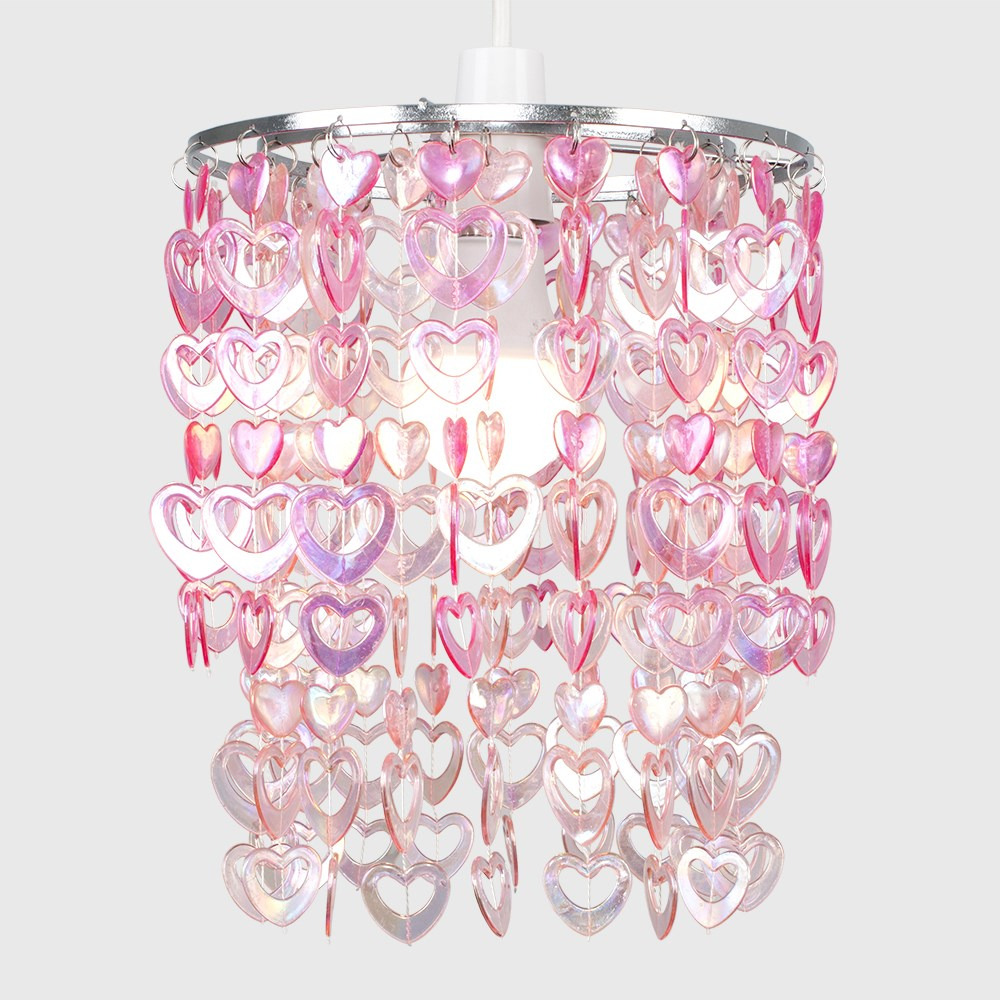 Heart Pendant Shade in Pink