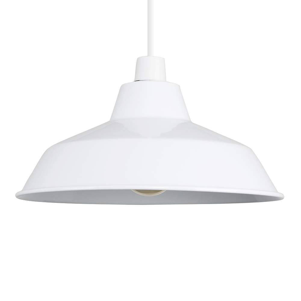 Colby White Pendant Shade