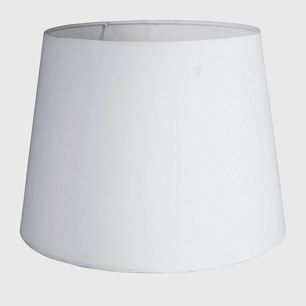 Aspen Large Tapered Floor Lamp Shade in White