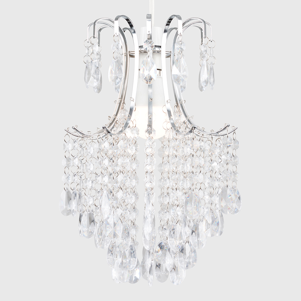 Donah Pendant Shade with Clear Acrylic Droplets