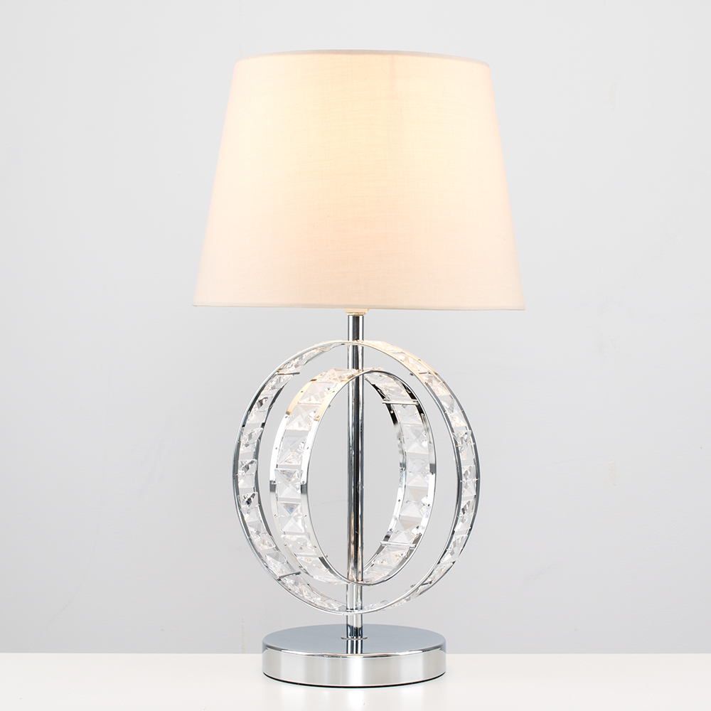 Rothwell Table Lamp with Beige Aspen Shade