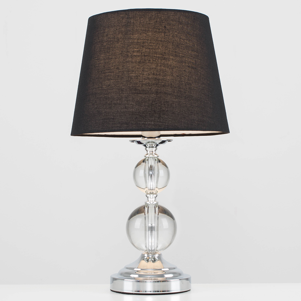 Gatto Touch Table Lamp with Black Tapered Shade
