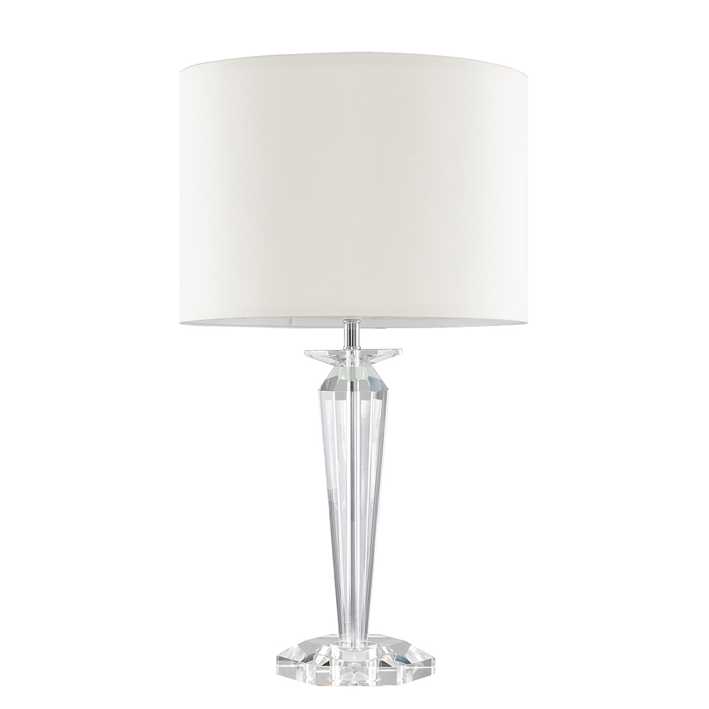 Davenport K9 Crystal Table Lamp With, White Bedside Table Lamps Uk