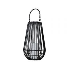  IP44 Vase Basket with Battery Operated LED Candle