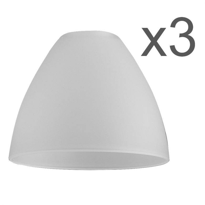 Bowl Shaped Frosted Glass Ceiling, Opaque Glass Table Lamp Shades