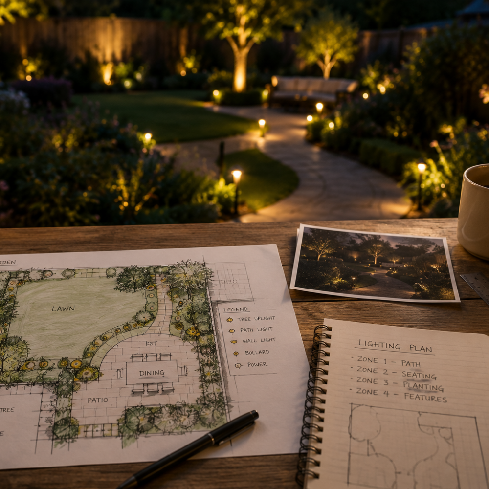 How to Plan a Garden Lighting Scheme: A Step-by-Step Guide