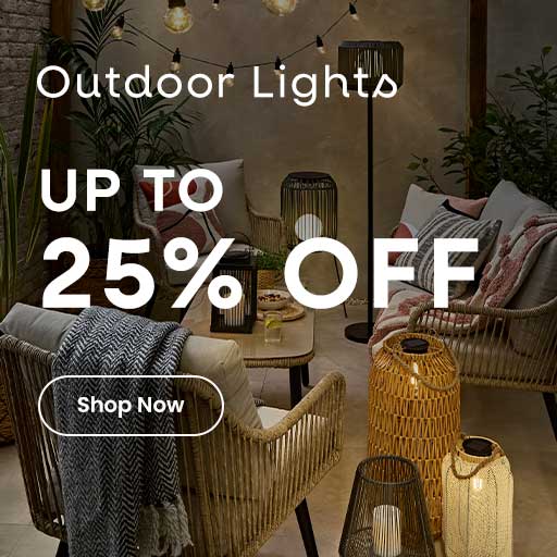 Outdoor Lights up to 25% off