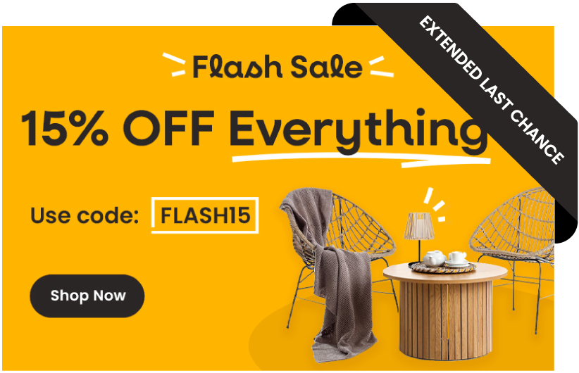 15% Off Everything | Code: FLASH15