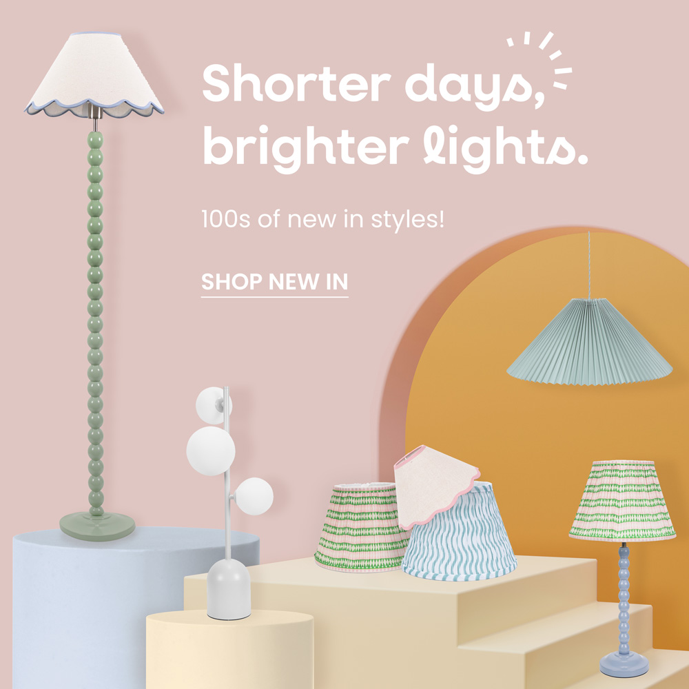 Shorter days, brighter lights. Over 500 new in styles! |  Shop new in.