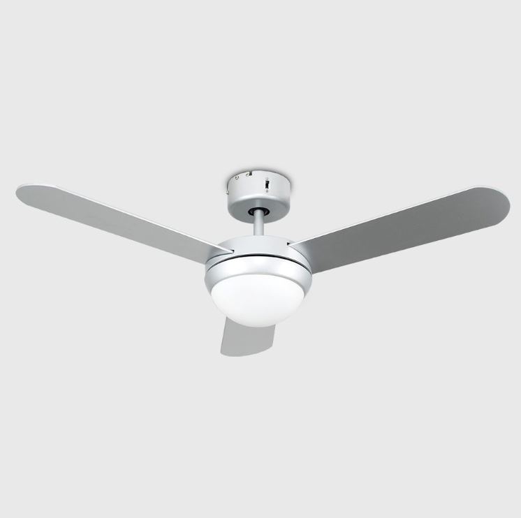 Taurus 42 inch Ceiling Fan with Remote Control in silver, copper, and blue choices