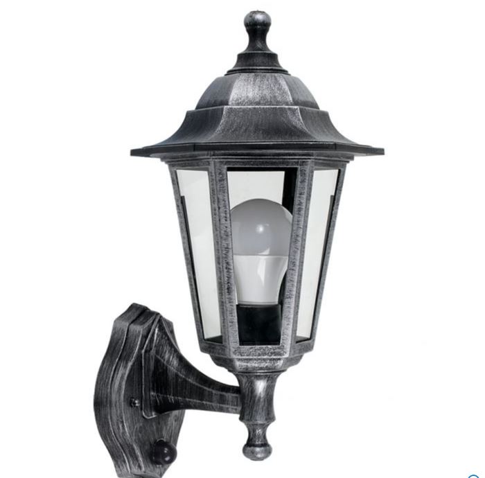 Another good option is to add a lantern or an up and down light outside the home. They can be connected to the existing electrical supply.