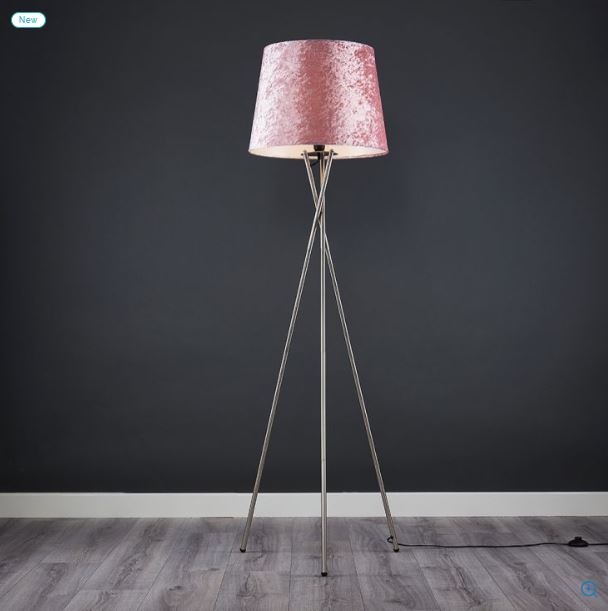 Bringing In Blush Pink Lighting Value, Pink Floor Lamp Uk